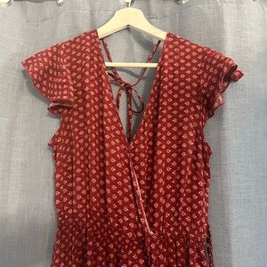 Boho Midi Wrap Dress